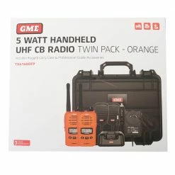 Cheapest 🔔 GME TX6160OTP UHF CB Handheld Radio 5/1W Twin Pack Blaze Orange 🛒